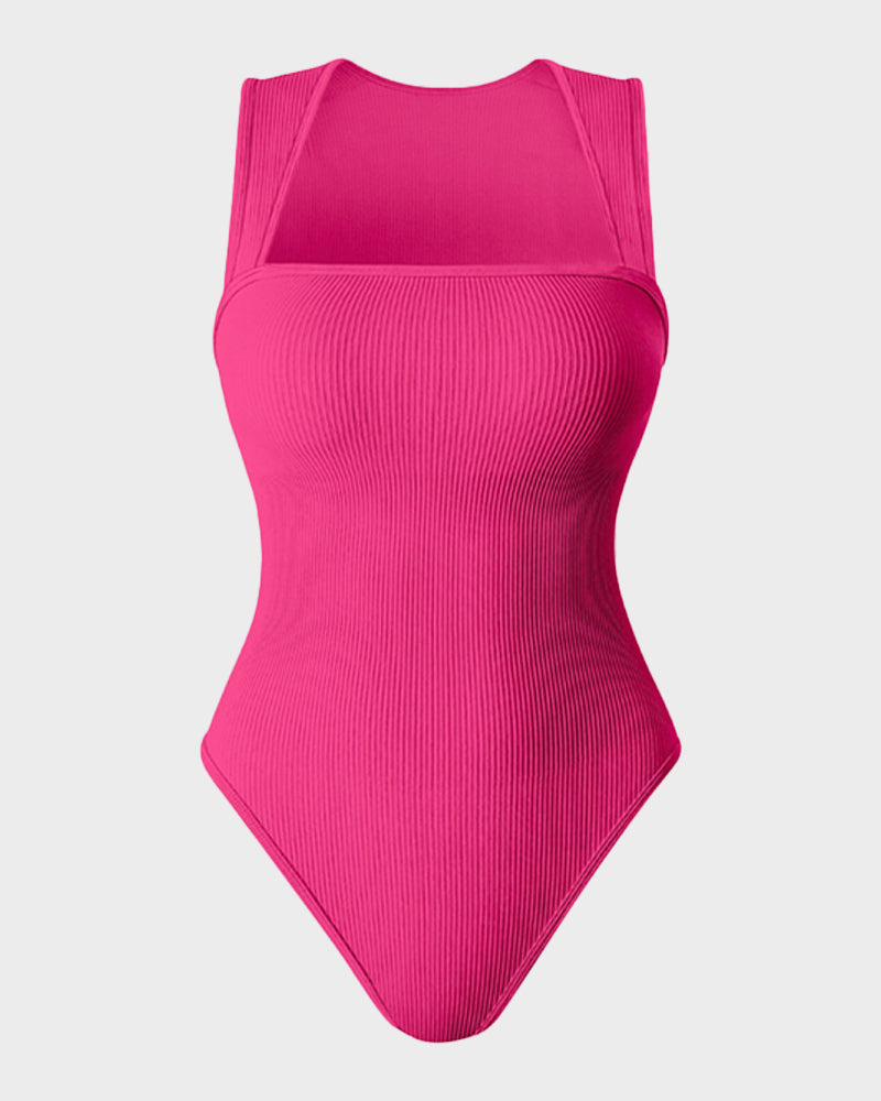 Sleeveless Tummy Control Tank Tops Bodysuits - view 4