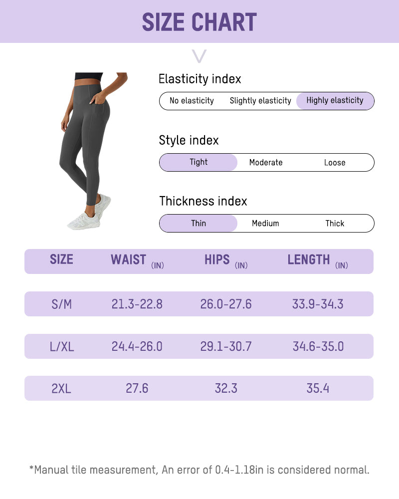 Tummy Control Butt-Lifting Training Leggings with Pockets - view 37