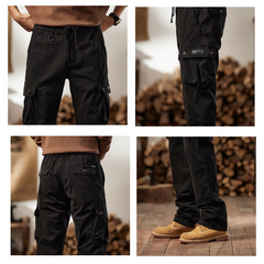 👖 40% OFF NOW! 🛠️ Men's Cotton Cargo Tactical Pants – Multi-Pocket, Reinforced Construction & Adjustable Waist