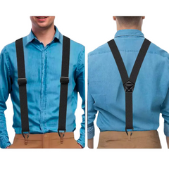 Men's X-Back Suspenders with Heavy