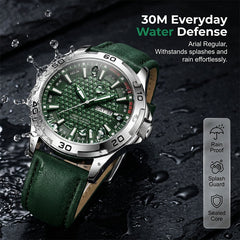 💡 Men's Luminous Quartz 30M Sports Wristwatch – Bright glow & durable – Perfect for sports, daily or outdoor – reliable and stylish 🏃‍♂️✨💪