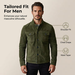 🍂 Men’s Vintage Corduroy Stand-Collar Jacket – Timeless Style & Autumn Comfort