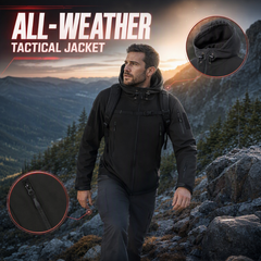 💥 Built for Wind & Rain | Men's Waterproof Insulated Outdoor Jacket