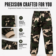 ✨ Practical Everyday Comfort | Men's Camouflage Drawstring Cargo Pants