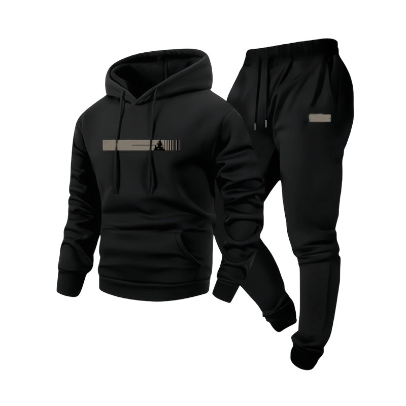 ⏳LAST DAY SALE ONLY ￡37.99!!🚀FREE SHIPPING✨Men's Hooded Sweatshirt & Sweatpants 2-Piece Set – Cosy, Comfortable & Effortlessly Casual