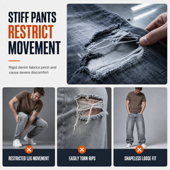 👖 Rugged Stretch | Men’s Slim-Fit Ripped Denim Jeans