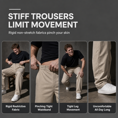 🍂Men's Relaxed Fit Corduroy Cargo Pants, Multi-Pocket Casual Trousers, Vintage Loose Outdoor Corduroy Bottoms