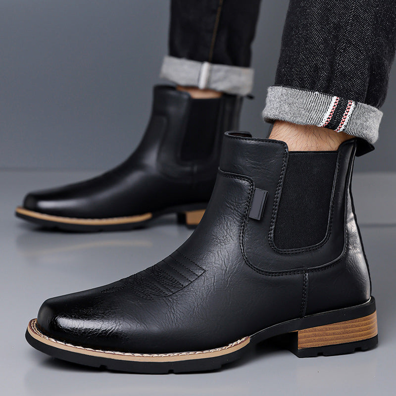 Men's Vintage Slip-On Chelsea Boots