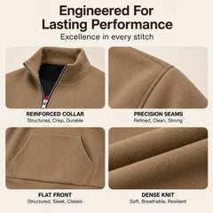 Men's Warm Half-Zip Sweatshirt