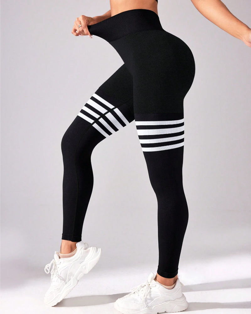 Scrunch Thigh-Highs Butt Lifting Workout Leggings - view 2
