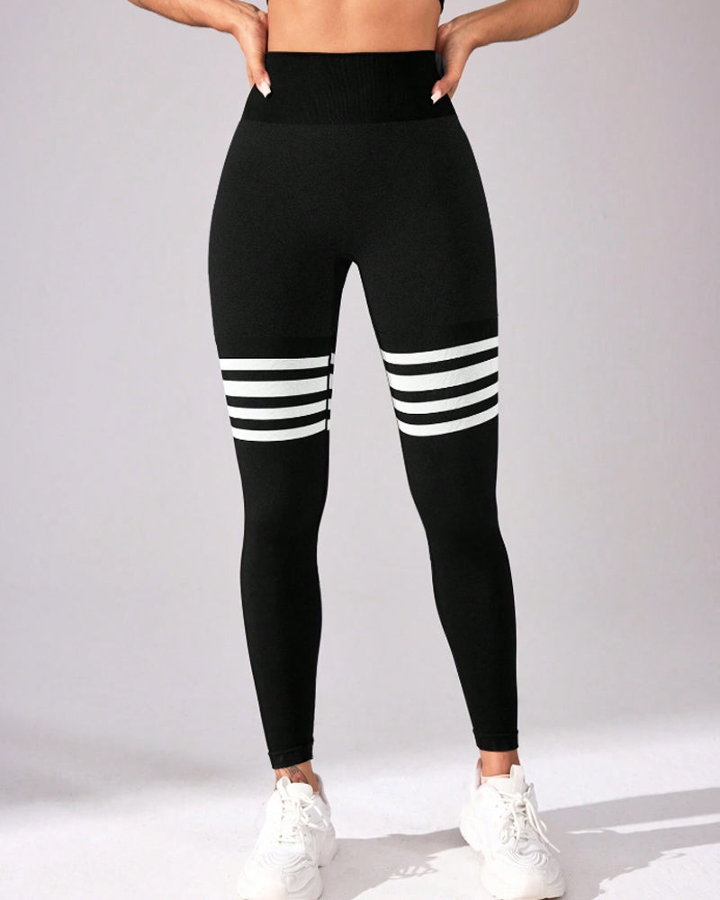 Scrunch Thigh-Highs Butt Lifting Workout Leggings - view 3