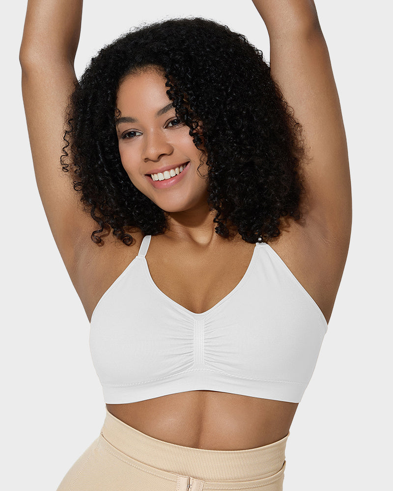 Full Coverage Non-Padded Wireless Sculpt Bra - view 16